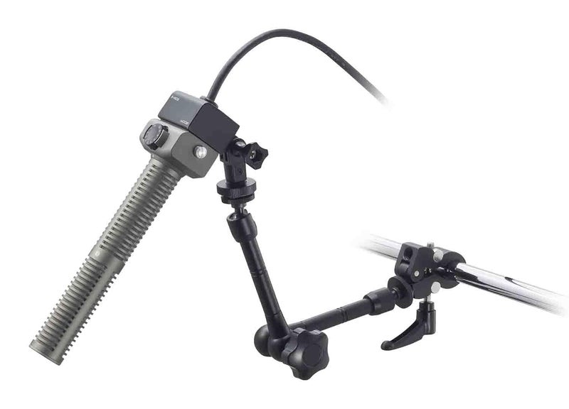 Zoom HRM-11 Handy Recorder Mount, 11-inch Arm, Clamp Mount, Designed to be Used With Zoom Portable Audio and Video Recorders - Image 2